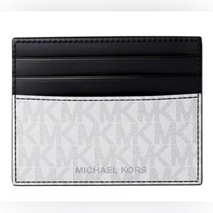 MICHAEL KORS NWT Cooper Signature Logo Card Case